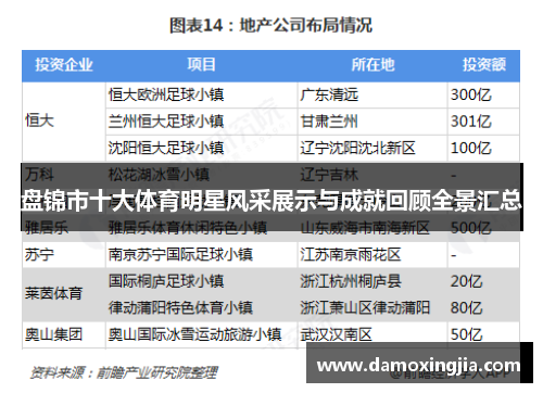 盘锦市十大体育明星风采展示与成就回顾全景汇总